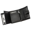 Albatross GN MW78 Z fekete férfi bőr pénztárca 10.5 x 12.5 x 2.8 cm