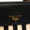 EGO ECR0018CR 220224JZ fekete-fehér női kézitáska 21 x 14.5 x 7.5 cm
