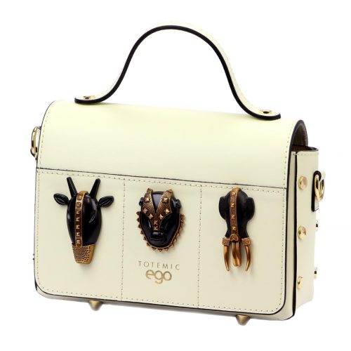 EGO ES0023TC 030325WL bézs női bőr kézitáska, válltáska 23 x 16.5 x 10 cm 