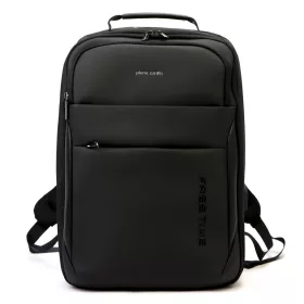   Pierre Cardin 4459 ALAN05 fekete férfi hátizsák 30 x 48 x 14 cm