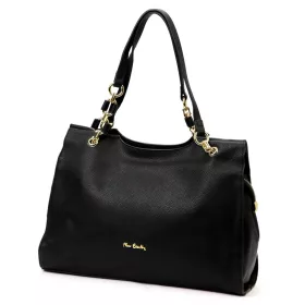   Pierre Cardin 55097 FRZ fekete női bőr válltáska 38 x 27 x 12 cm
