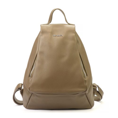 Pierre Cardin FRZ 1750 taupe női bőr hátitáska 33 x 40 x 13 cm