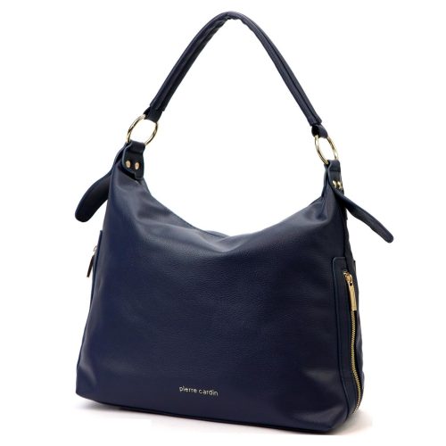 Pierre Cardin WX10 9555 sötétkék női válltáska 34 x 23 x 9 cm