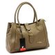 Pierre Cardin FRZ 55086 taupe női bőr válltáska 35 x 26 x 16 cm