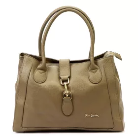  Pierre Cardin FRZ 55086 taupe női bőr válltáska 35 x 26 x 16 cm