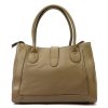 Pierre Cardin FRZ 55086 taupe női bőr válltáska 35 x 26 x 16 cm