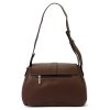 Pierre Cardin GN28 6629 barna női válltáska 34 x 23 x 9 cm 