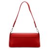 Pierre Cardin 1983 FRZ piros női bőr válltáska 27.5 x 13 x 9.5 cm 