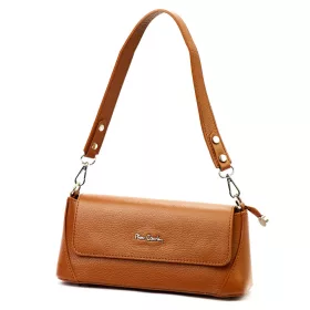   Pierre Cardin 1983 FRZ konyak női bőr válltáska 27.5 x 13 x 9.5 cm