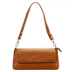   Pierre Cardin 1983 FRZ konyak női bőr válltáska 27.5 x 13 x 9.5 cm