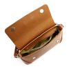Pierre Cardin 1983 FRZ konyak női bőr válltáska 27.5 x 13 x 9.5 cm 