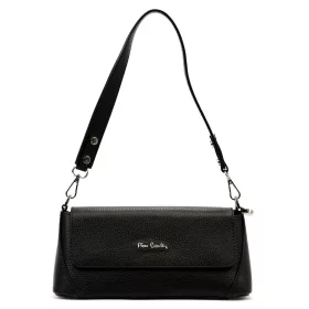   Pierre Cardin 1983 FRZ fekete női bőr válltáska 27.5 x 13 x 9.5 cm