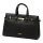 Pierre Cardin 1926 FRZ fekete női bőr kézitáska, válltáska 37.5 x 25 x 13 cm