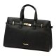 Pierre Cardin 1926 FRZ fekete női bőr kézitáska, válltáska 37.5 x 25 x 13 cm