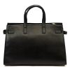 Pierre Cardin 1926 FRZ fekete női bőr kézitáska, válltáska 37.5 x 25 x 13 cm