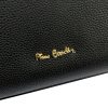 Pierre Cardin 1926 FRZ fekete női bőr kézitáska, válltáska 37.5 x 25 x 13 cm