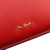 Pierre Cardin 1926 FRZ piros női bőr kézitáska, válltáska 37.5 x 25 x 13 cm
