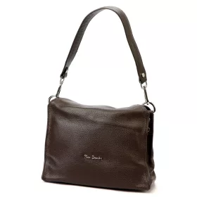   Pierre Cardin 55089 FRZ barna női bőr válltáska 25 x 20 x 13 cm