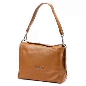   Pierre Cardin 55089 FRZ konyak női bőr válltáska 25 x 20 x 13 cm