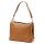 Pierre Cardin 55089 FRZ konyak női bőr válltáska 25 x 20 x 13 cm 