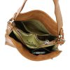 Pierre Cardin 55089 FRZ konyak női bőr válltáska 25 x 20 x 13 cm 