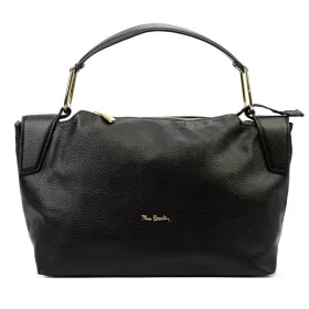   Pierre Cardin 55091 FRZ fekete női bőr kézitáska, vállpánttal 40 x 25 x 14 cm