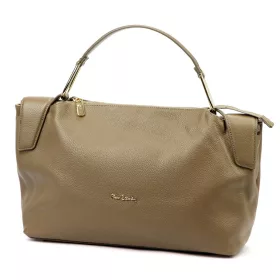   Pierre Cardin 55091 FRZ taupe női bőr kézitáska, vállpánttal 40 x 25 x 14 cm