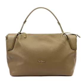   Pierre Cardin 55091 FRZ taupe női bőr kézitáska, vállpánttal 40 x 25 x 14 cm