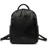 Pierre Cardin 1858 FRZ fekete női bőr hátizsák 26 x 30 x 11 cm 