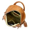 Pierre Cardin 1858 FRZ konyak női bőr hátizsák 26 x 30 x 11 cm 