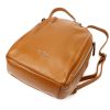 Pierre Cardin 1858 FRZ konyak női bőr hátizsák 26 x 30 x 11 cm 