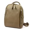 Pierre Cardin 1858 FRZ taupe női bőr hátizsák 26 x 30 x 11 cm 