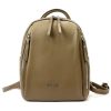 Pierre Cardin 1858 FRZ taupe női bőr hátizsák 26 x 30 x 11 cm 