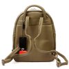 Pierre Cardin 1858 FRZ taupe női bőr hátizsák 26 x 30 x 11 cm 