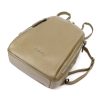 Pierre Cardin 1858 FRZ taupe női bőr hátizsák 26 x 30 x 11 cm 