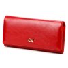 Cavaldi GD24-ML piros női rostbőr pénztárca 18.5 x 9.5 x 3.5 cm