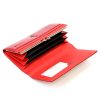 Cavaldi GD24-ML piros női rostbőr pénztárca 18.5 x 9.5 x 3.5 cm