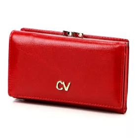   Cavaldi GD23-ML piros női rostbőr pénztárca 14.5 x 9 x 3 cm