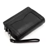 Nordee HP102 fekete férfi bőr autóstáska 21.5 x 14 x 6 cm