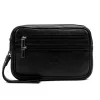 Nordee HP103 fekete férfi bőr autóstáska 23 x 15 x 6 cm