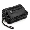 Nordee HP104D fekete férfi bőr autóstáska 24 x 15.5 x 10 cm