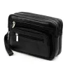 Nordee HP104D fekete férfi bőr autóstáska 24 x 15.5 x 10 cm