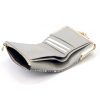 VerMari 9930 szürke kígyóbőr mintás női bőr pénztárca 12.5 x 10 x 3 cm