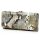VerMari 72031 szürke kígyóbőr mintás női bőr pénztárca 19 x 9.5 x 4 cm