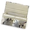 VerMari 72031 szürke kígyóbőr mintás női bőr pénztárca 19 x 9.5 x 4 cm