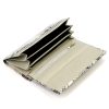 VerMari 72031 szürke kígyóbőr mintás női bőr pénztárca 19 x 9.5 x 4 cm