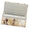 VerMari 72031 bézs kígyóbőr mintás női bőr pénztárca 19 x 9.5 x 4 cm