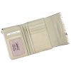 VerMari 9929 bézs kígyóbőr mintás női marhabőr pénztárca 13.5 x 9 x 3.5 cm