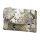 VerMari 3907 szürke kígyóbőr mintás női marhabőr pénztárca 13.5 x 9 x 3.5 cm