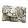 VerMari 3907 szürke kígyóbőr mintás női marhabőr pénztárca 13.5 x 9 x 3.5 cm